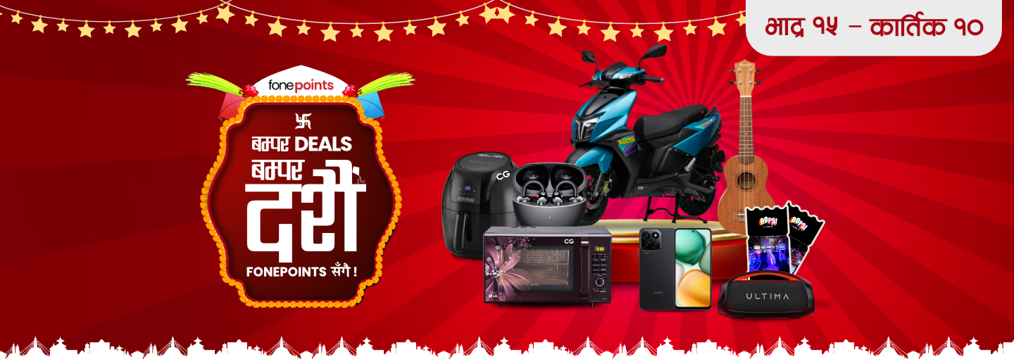 Celebrate Dashain with Fonepoints – Redeem Offers & Win Big Prizes!